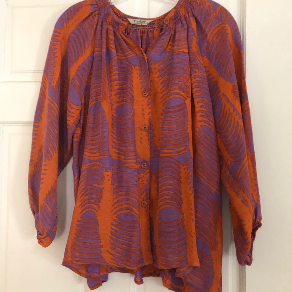 Colorful Tucker Blouse. It’s PRECIOUS!!!